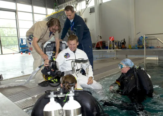 Former HE Space Employee and now ESA Astronaut Andreas Mogensen